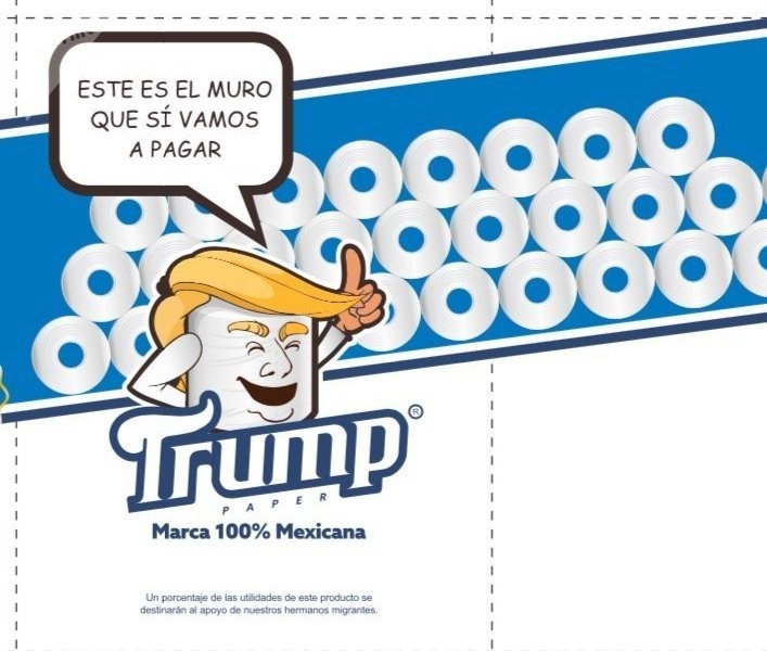 «Une douceur sans frontières» : du papier toilette Trump en aide aux migrants mexicains
