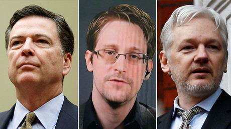Après le limogeage du directeur du FBI, Snowden prend sa défense et Assange lui offre un travail