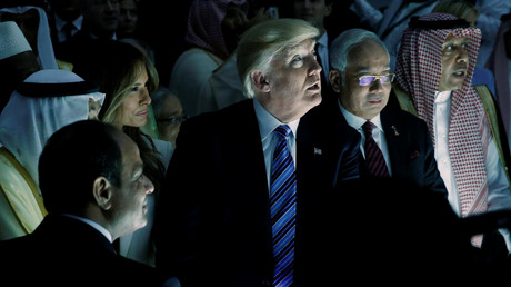 Donald Trump lors du sommet de Riyad le 21 mai.