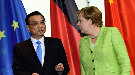 Li Keqiang et Angela Merkel à Berlin, le 1er juin
