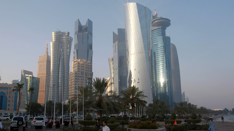 Vue sur la capitale du Qatar Doha