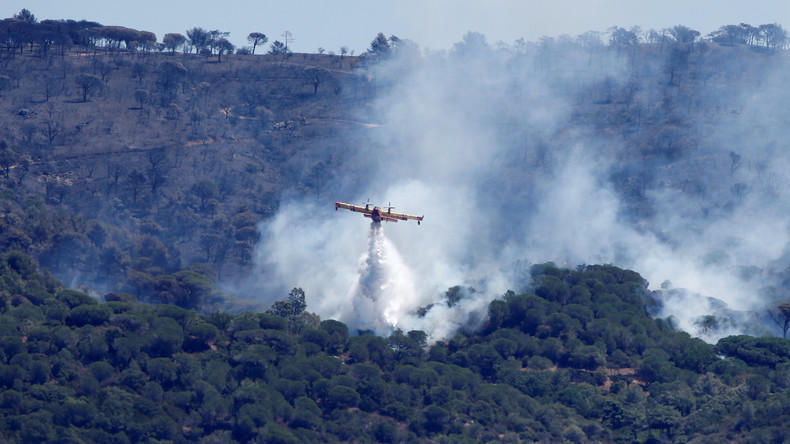 Des images des incendies virulents qui ravagent le Var (PHOTOS, VIDEO)