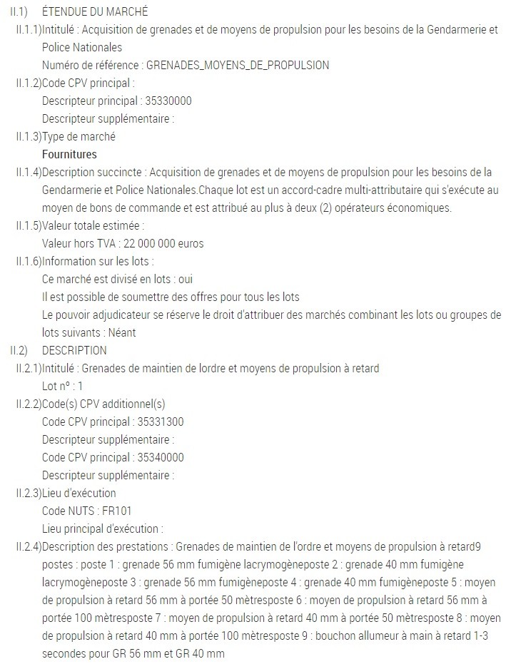 Avant une rentrée qui s'annonce agitée, l'Etat commande pour 22 millions d'euros de lacrymogènes