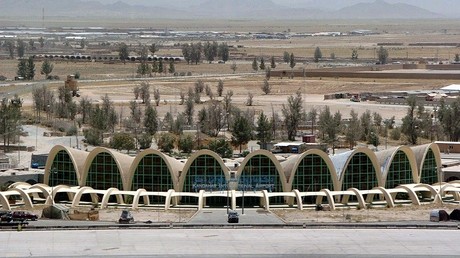 L'aéroport de Kandahar en Afghanistan