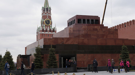 Le mausolée de Lénine sur la place rouge à Moscou