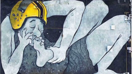 Un couple français expose ses fresques monumentales sur les toits italiens (images aériennes)