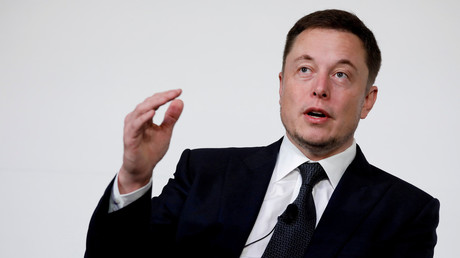 Elon Musk pendant une conférence le 9 août 2017.