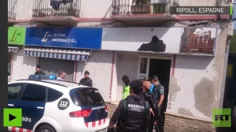 Vidéo de l'arrestation du quatrième suspect en lien avec les attentats de Catalogne