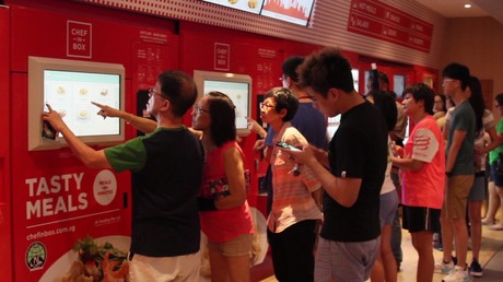 A Singapour, vous pouvez acheter des plats de grands chefs dans des distributeurs automatiques