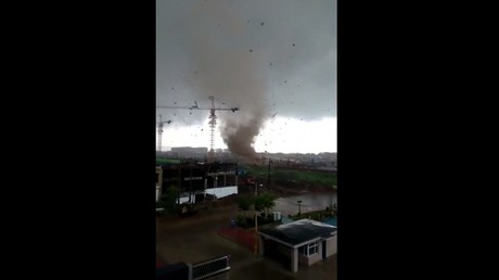 Une tornade s’abat en Chine