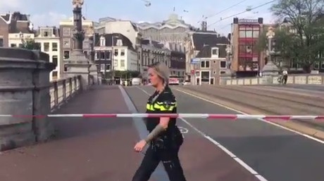 Un quartier d'Amsterdam évacué après la découverte d'une grenade (IMAGES)