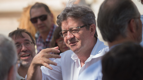 Le député des Bouches-de-Rhône Jean-Luc Mélenchon lors des journées d'été de la France insoumise, le 25 août à Marseille