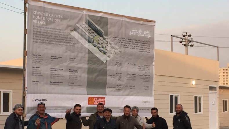 Testées par les réfugiés en Irak, les maisons du futur en kit débarquent en France