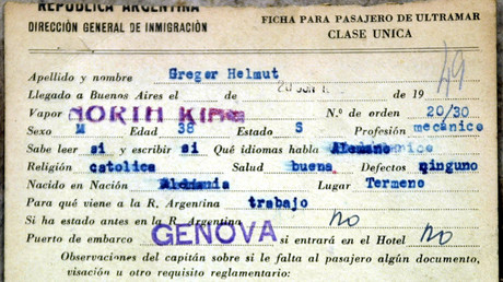 Josef Mengele était entré en Argentine sous une fausse identité