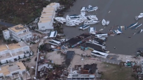 Dévastations sur les îles néerlandaises des Caraïbes après l’ouragan Irma (IMAGES AERIENNES)