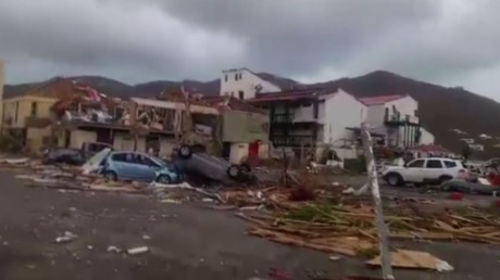 L’ouragan Irma frappe les îles Vierges britanniques