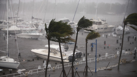 Plusieurs jours de déferlement de l’ouragan Irma à Miami en 80 secondes 