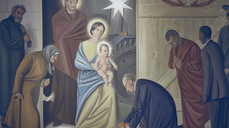 Biélorussie : Poutine, Obama et le Dalaï-lama sur une fresque de l’Adoration des mages 