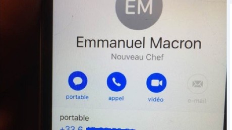 «Nouveau chef» : fuite du numéro personnel de Macron depuis le téléphone d'un journaliste