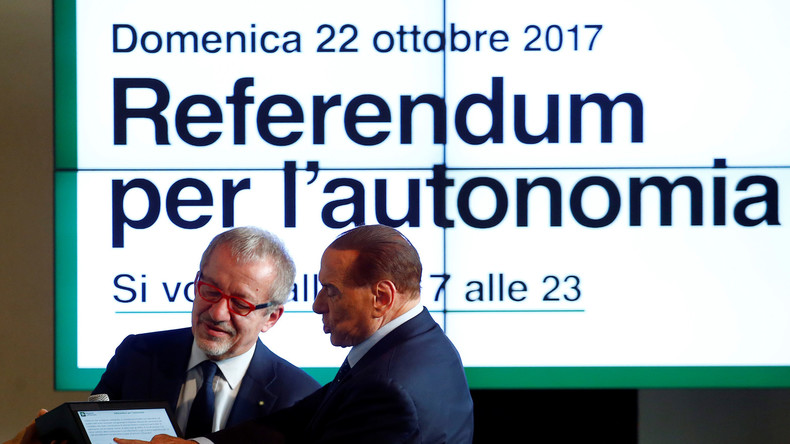 Après la Catalogne, Lombardie et Vénétie votent pour plus d'autonomie