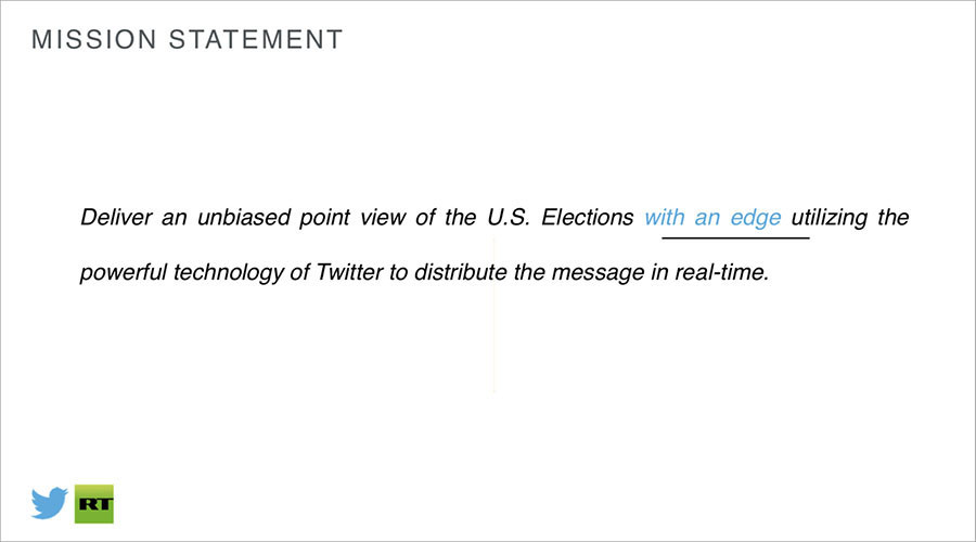 Comment Twitter a incité RT à dépenser plus pour les élections américaines de 2016
