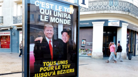 Donald Trump et Kim Jong-un côte à côte... pour soutenir le passage du TGV à Béziers