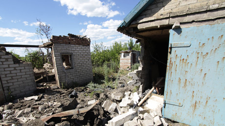 Des destructions dans la région de Donetsk, en juin 2017