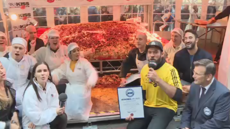 Le record du plus gros kebab du monde battu à Berlin