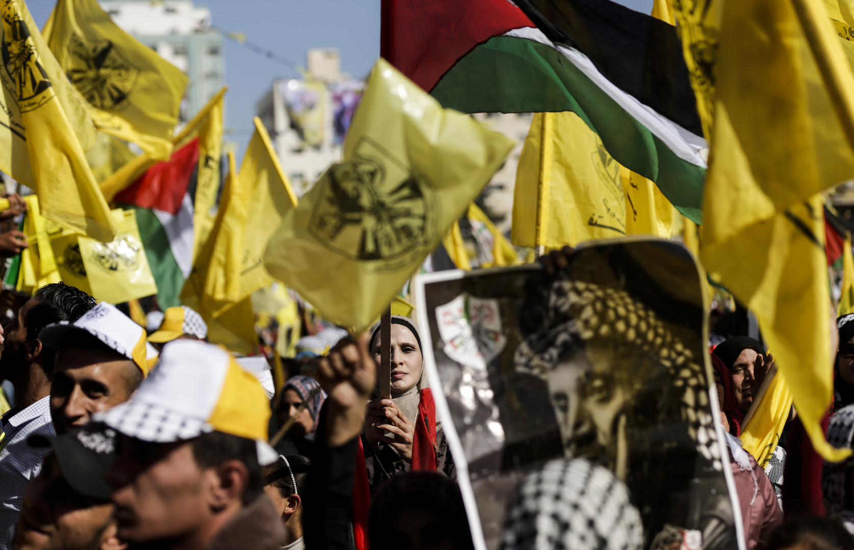 A Gaza, les Palestiniens commémorent le 13e anniversaire de la mort de Yasser Arafat (PHOTOS)