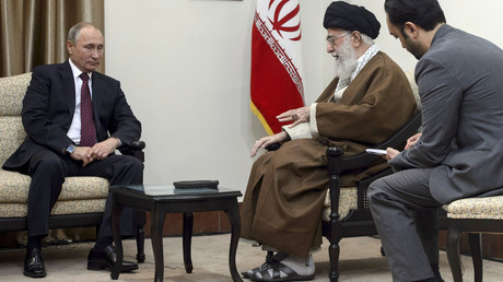 Vladimir Poutine et Ali Khamenei, le 1er novembre 2017, photo ©Sputnik/Reuters