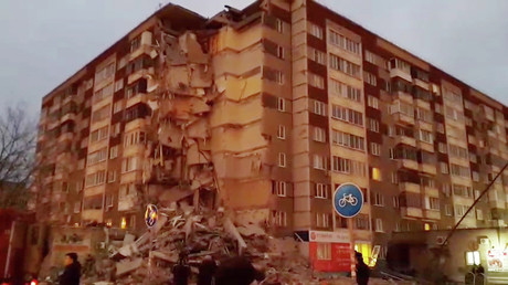 Russie : le film de l'explosion d’un immeuble de neuf étages (IMAGES CHOC)