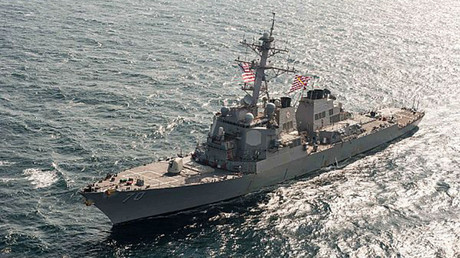 Le destroyer USS Stethem, illustration