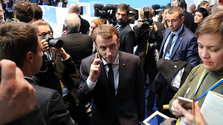 Emmanuel Macron le 17 novembre 2017, photo ©Ludovic MARIN / AFP