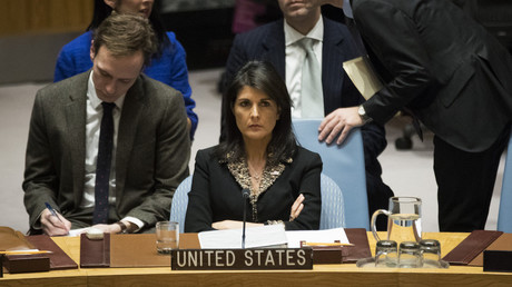 L'ambassadrice américaine aux Nations unies, le 18 décembre 2017, photo ©Drew Angerer / GETTY IMAGES NORTH AMERICA / AFP