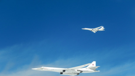 Illustration des Blackjack Tupolev Tu-160, interceptés en mer du Nord