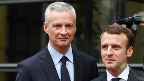 Le ministre de l'Economie et des Finances, Bruno le Maire aux côtés du président de la République Emmanuel Macron. Image d'illustration.