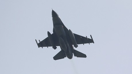 Un avion militaire turc du type F-16 (image d'illustration)