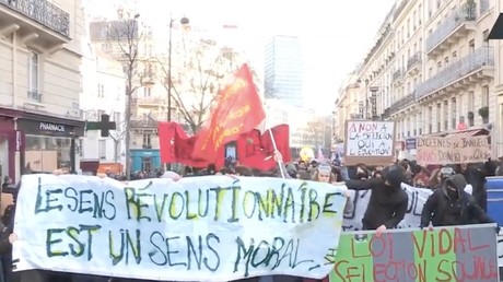 «Sélection déguisée» à l'université : les lycéens dans la rue à Paris et en province (IMAGES)