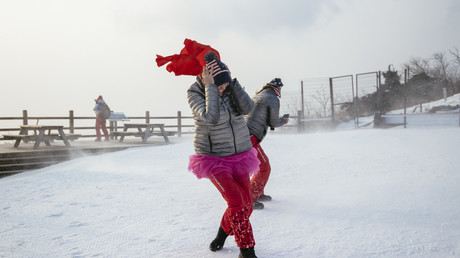 Bourrasques sur les Jeux olympiques d'hiver de Pyeongchang (VIDEOS)