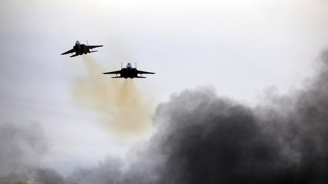 Deux avions militaires israéliens de type F-15 (image d'illustration)