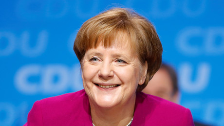 Angela Merkel à un congrès de la CDU à Berlin, 26 février 2018, illustration