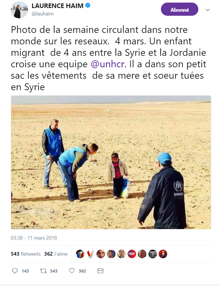 L'ancien porte-parole de Macron, Laurence Haïm, relaie une «fake news» de 2014 sur la Syrie