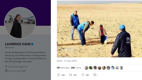 L'ancien porte-parole de Macron, Laurence Haïm, relaie une «fake news» de 2014 sur la Syrie