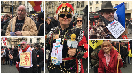 Des manifestants le 15 mars 2018 à Paris