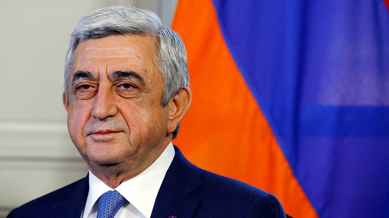Arménie : le Premier ministre Serge Sargsian démissionne après une vague de manifestations