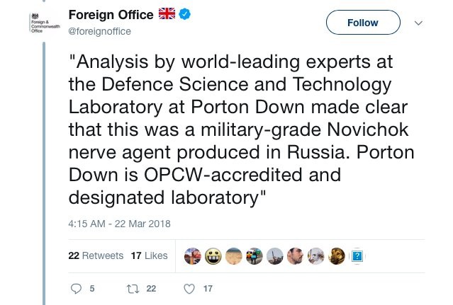 Boris Johnson a-t-il menti sur sa connaissance de l'origine du poison utilisé pour attaquer Skripal?
