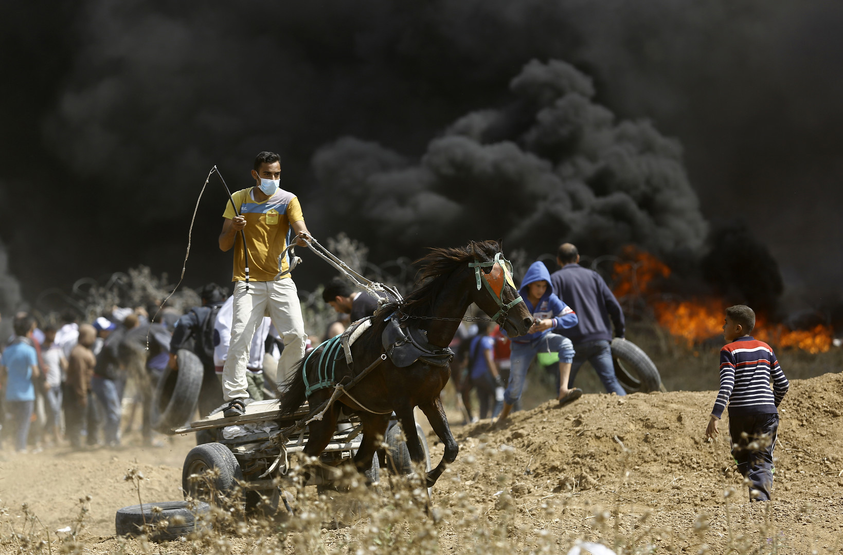 «Marche du retour» à Gaza : trois Palestiniens morts sous les tirs israéliens (PHOTOS)