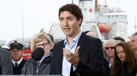 Justin Trudeau (ici le 5 avril 2018) trouve qu'il en fait déjà assez pour l'OTAN contre les Russes, photo ©Kevin Light/Reuters