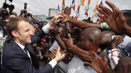 Emmanuel Macron en Afrique