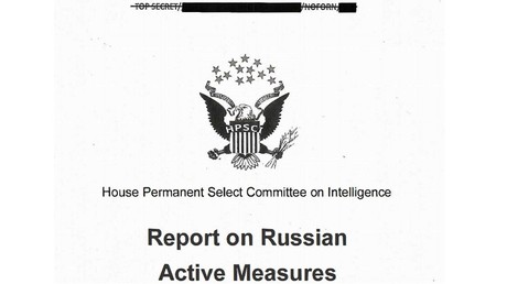 Capture d'écran du rapport du renseignement américain du 22 mars 2018